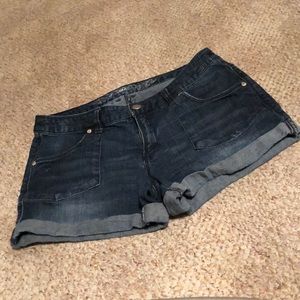 Express jean shorts, 8